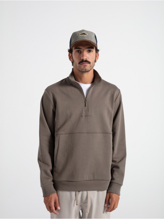 Sudadera cuello chimenea