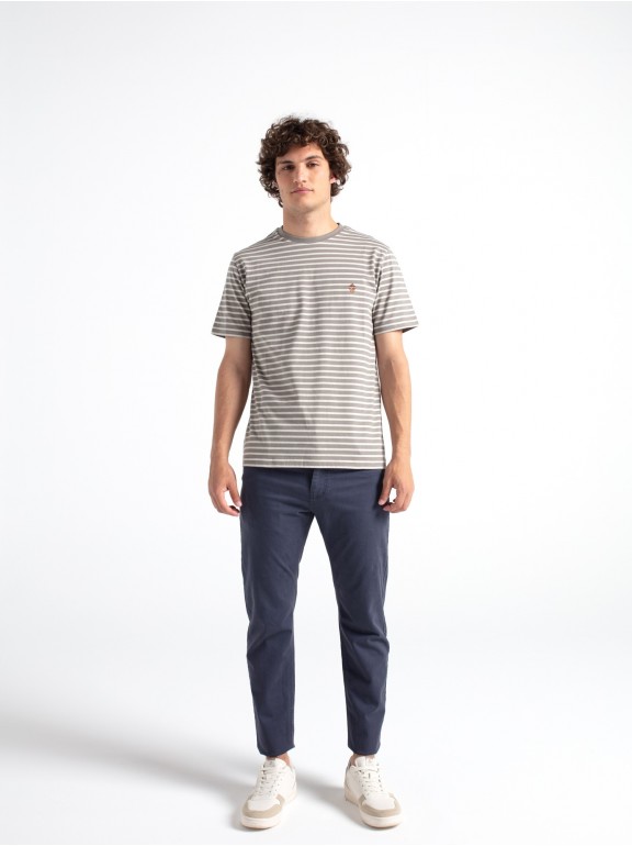 Pantalón 5b sarga slim