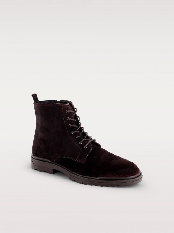 Bota piel serraje cordones