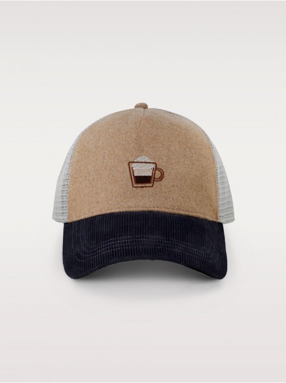 Gorra rejilla bordado