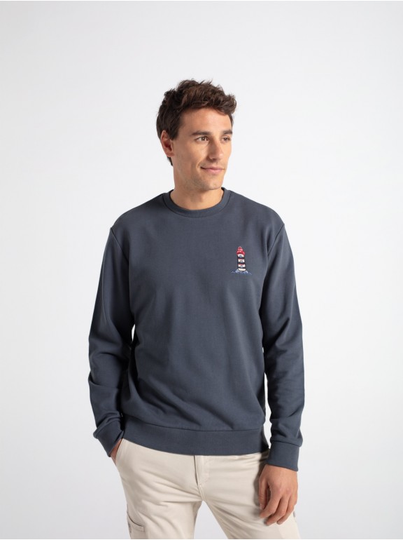 Sudadera algodón bordado